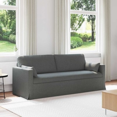 Sofa Dark Grey Overall dimensions: 198 x 78 x 80 cm (W x D x H)