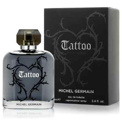 Michel Germain Tattoo Pour Homme Eau de Toilette Spray Cologne, 100ml 3.4oz