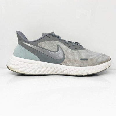 Nike Womens Revolution 5 BQ6715-001 Серые кроссовки для бега Размер 9 Вт