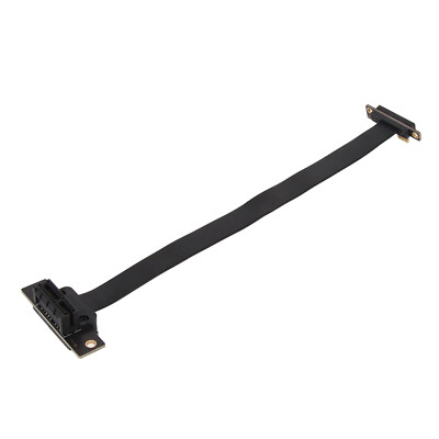 PCIE 3.0 1X Extension Cable Dual 90 Degree Right Angle PCIE 3.0 1X Riser Card