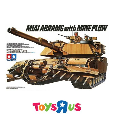 Tamiya 35158 1/35 M1A1 Abrams with Mine Plow Model Kit