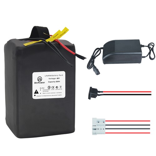 48V Lifepo4 Battery 20Ah 30Ah 35Ah Lithium for EBike Scooter 2000W with Charger
