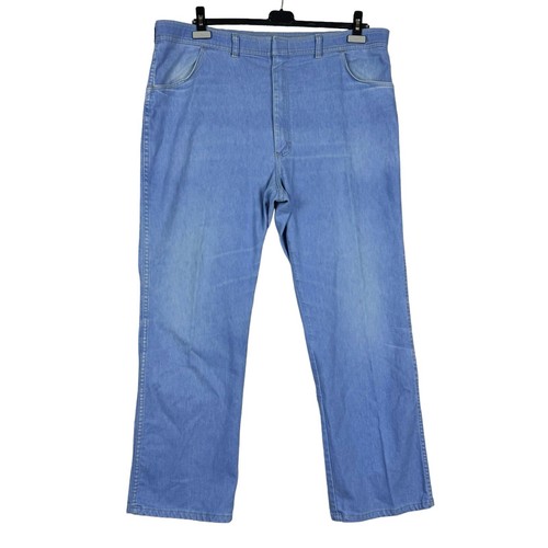 Vintage Wrangler Jeans Mens 44x30 Made In USA 85498LB Light