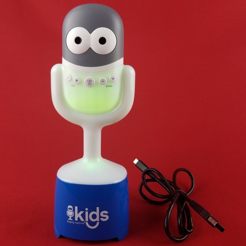 Mic Guy Microphone Bluetooth Speaker with Color Changing LED Lights Rechargeable