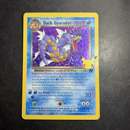 DARK GYARADOS 25th ANNIVERSARY edi… Pokemon Celebrations 25th Anniversary Dark Gyarados | eBay