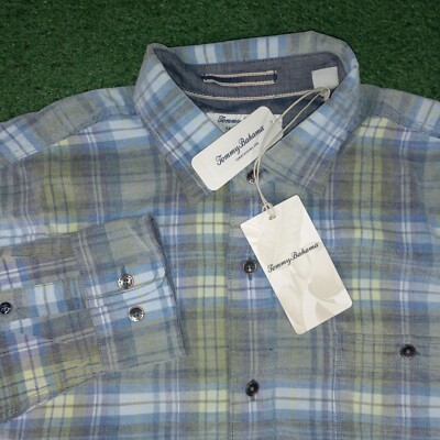 NEW Tommy Bahama Coastline Cord Shirt Long Sleeve Button Up  Mens LT Large Tall