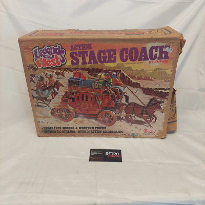 Vintage Legends of the West Action Stage Coach