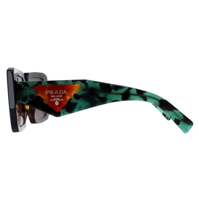 Pre-owned Prada Sunglasses Pr23ys 2au06b Tortoise Dark Brown