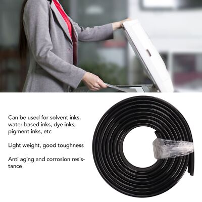UV Printer Ink Pipe 8-Lines Black 6x4mm HTPE High Toughness Ink Tube Replacement