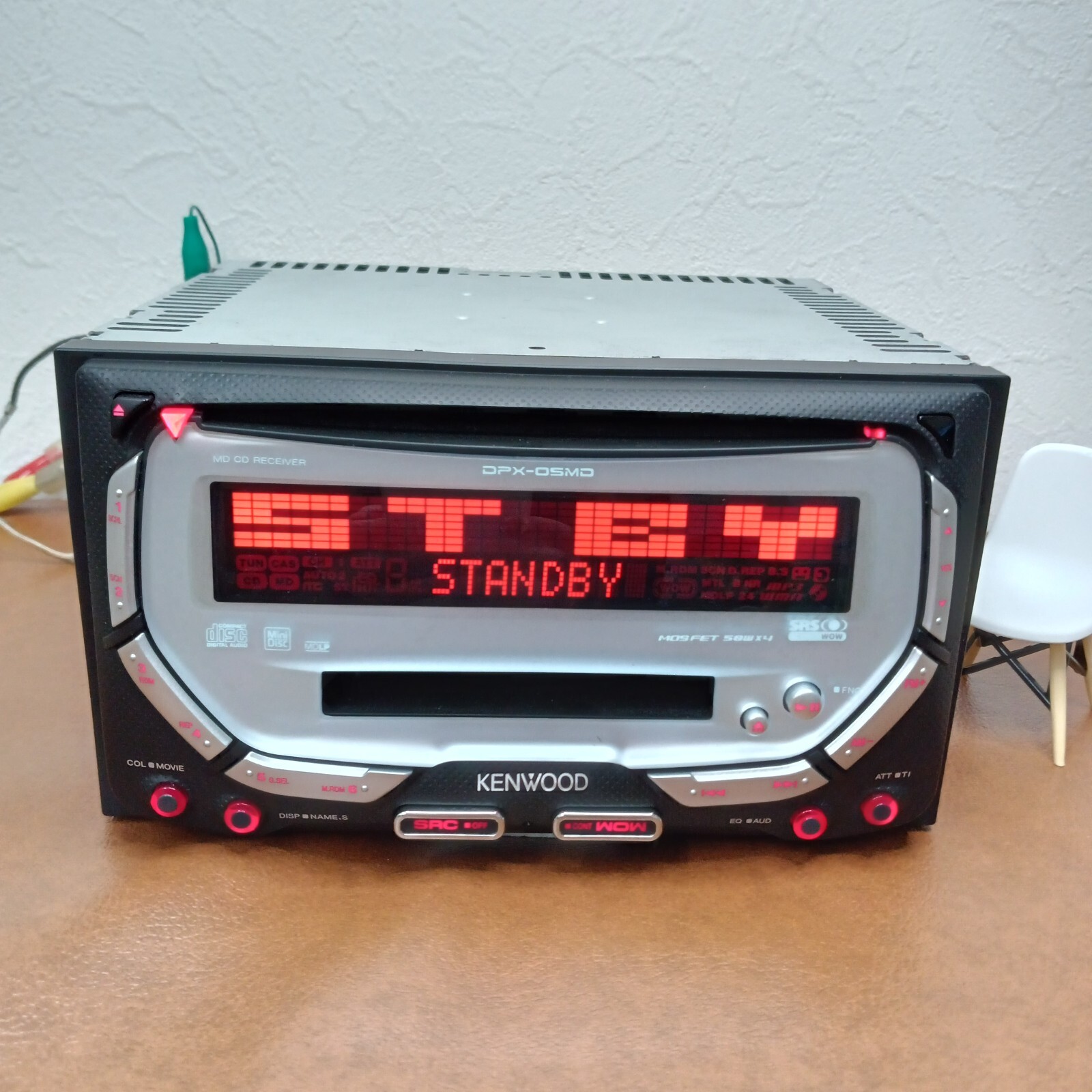 Kenwood DPX-05MD Car Audio 2DIN CD MD Player Head Unit Tested