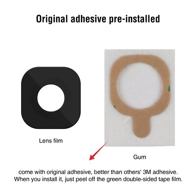 Camera Glass Lens Replacement for Galaxy S8 Active S9 S10 S20 S21 Plus Ultra