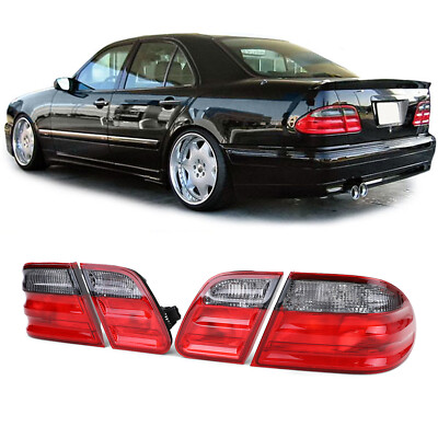LED Rückleuchten Heckleuchten für Mercedes Benz W210 Limo E-Klasse rot schwarz