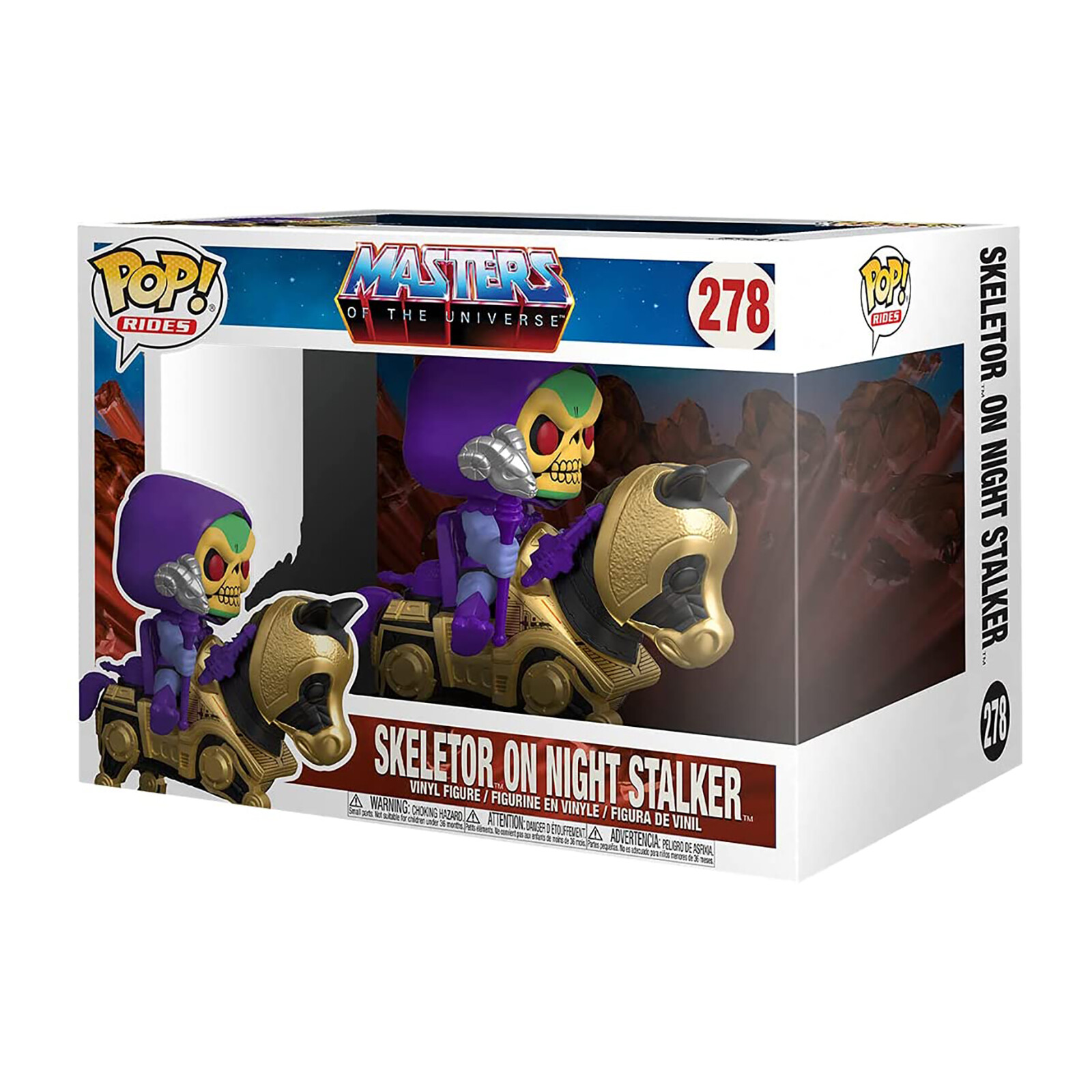 Набор Funko Masters Of The Universe POP Rides Skeletor Night Stalker