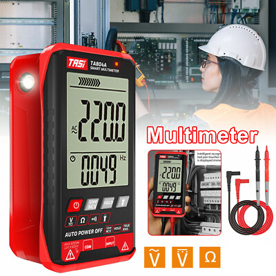 Digital Display Multimeter Voltmeter AC DC Volt Ohmmeter Tester Meter Auto Range
