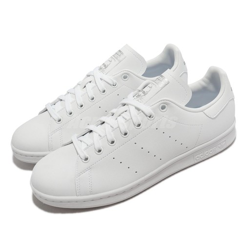 

adidas Originals Stan Smith White Silver Мужские повседневные кроссовки унисекс GY1812, Белый, Stan Smith Hk