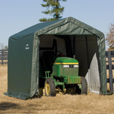 ShelterLogic 10 x 16 x 8 ft. Peak Frame Garage Shelter