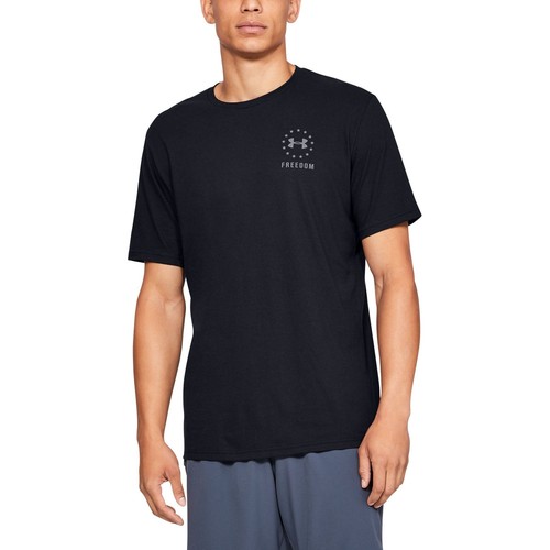

[1330059-001] Mens Under Armour Freedom Left Chest Live T, Черный