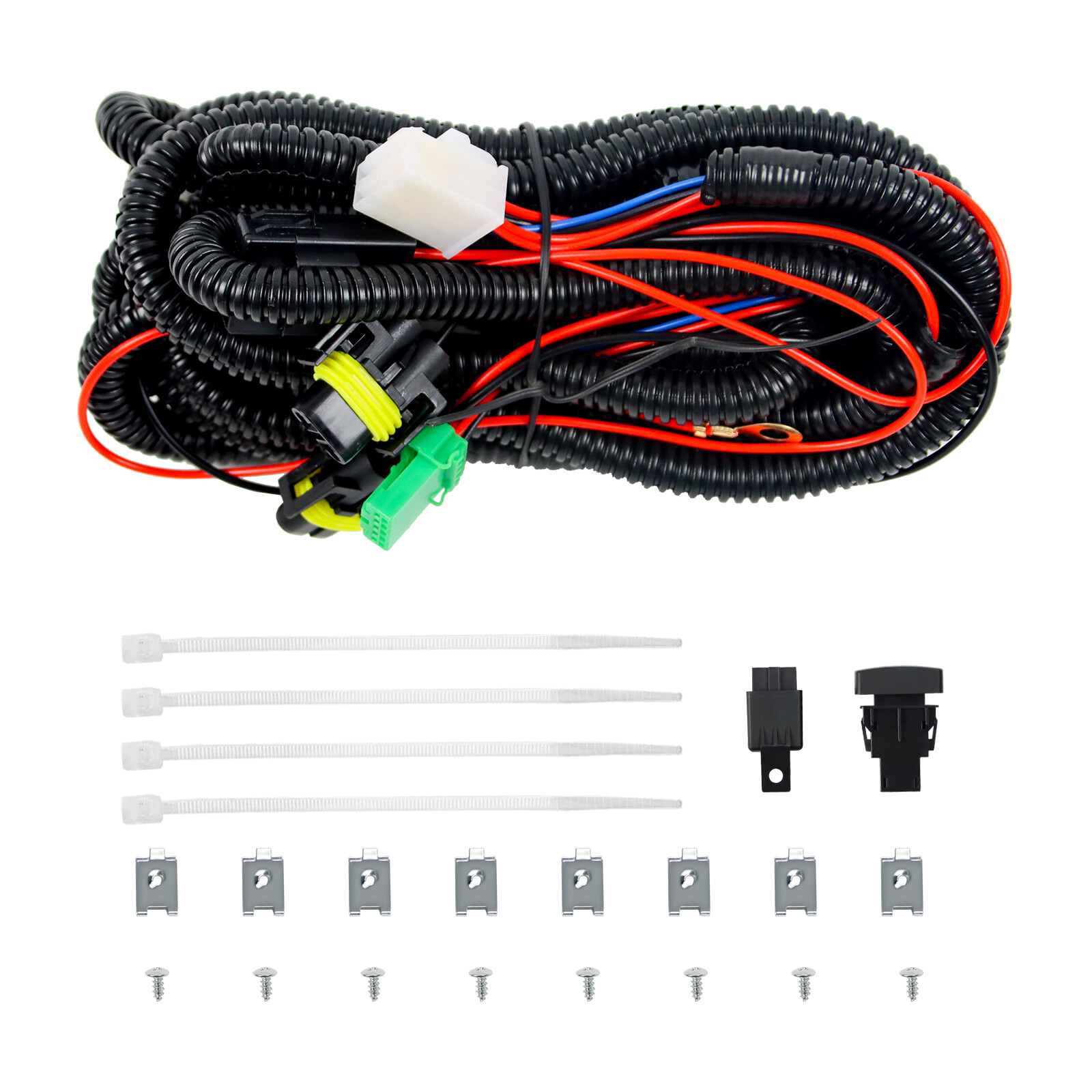Fog Light for 2011-2013 Toyota Corolla W/ Bulbs w/ Switch Wiring