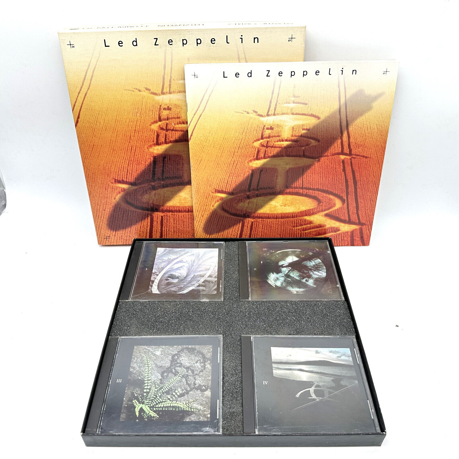 1990 Led Zeppelin 4 CD Box Set Includes 36-Page Booklet 1990 Led Zeppelin 4 CD Box Set Includes 36-Page Booklet