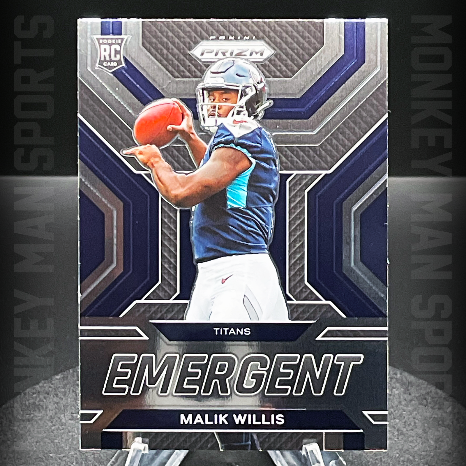 2022 Prizm Football - Malik Willis Rookie RC - EMERGENT #E-3 MINT