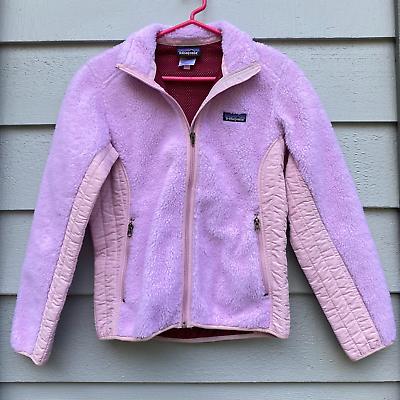 Patagonia Women's Small PINK Synchilla Fleece Jacket Cute and RARE