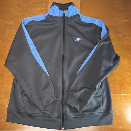 【vintage】Nike PSV ジャケット 青　XL Vintage Nike Jacket Mens XL Gray Blue Track Full Zip Long