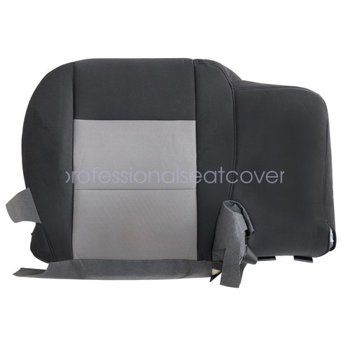 For 2003-2009 2010 2011 Ford Ranger Driver Bottom Cloth Seat Cover Black/Gray