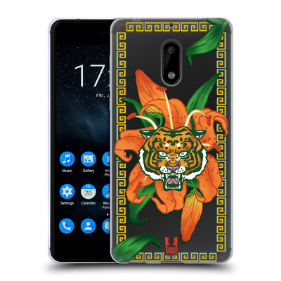 HEAD CASE DESIGNS ORIENTAL TIGERS SOFT GEL CASE FOR NOKIA PHONES 1