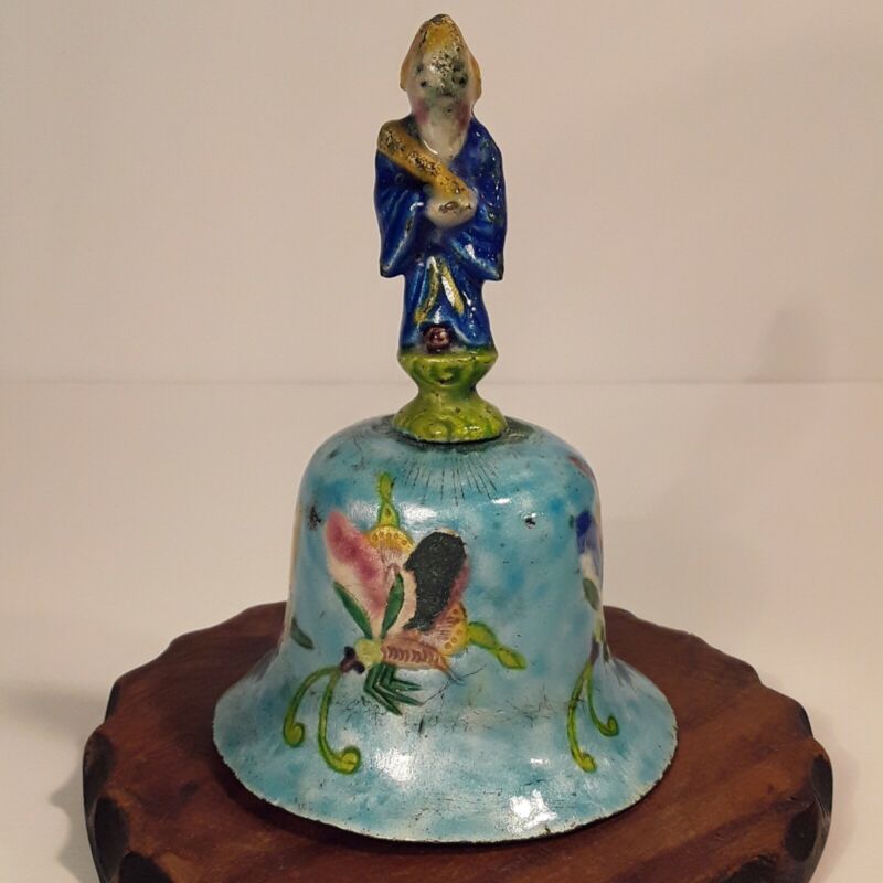 Antique Chinese Enamel Immortal Bell