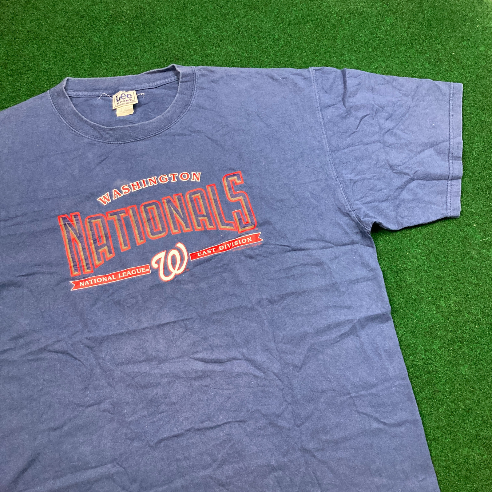 古着　アメリカ古着ワシントン・ナショナルズ 2004年記念 Vintage Washington Nationals Shirt Mens XL Blue 2004 MLB