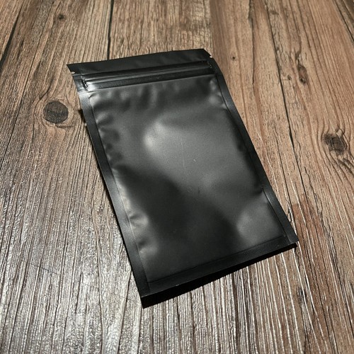 Translucent  Silver Black Flat Metallic Foil Resealable Bags Pouch 3"x5" Qty 270