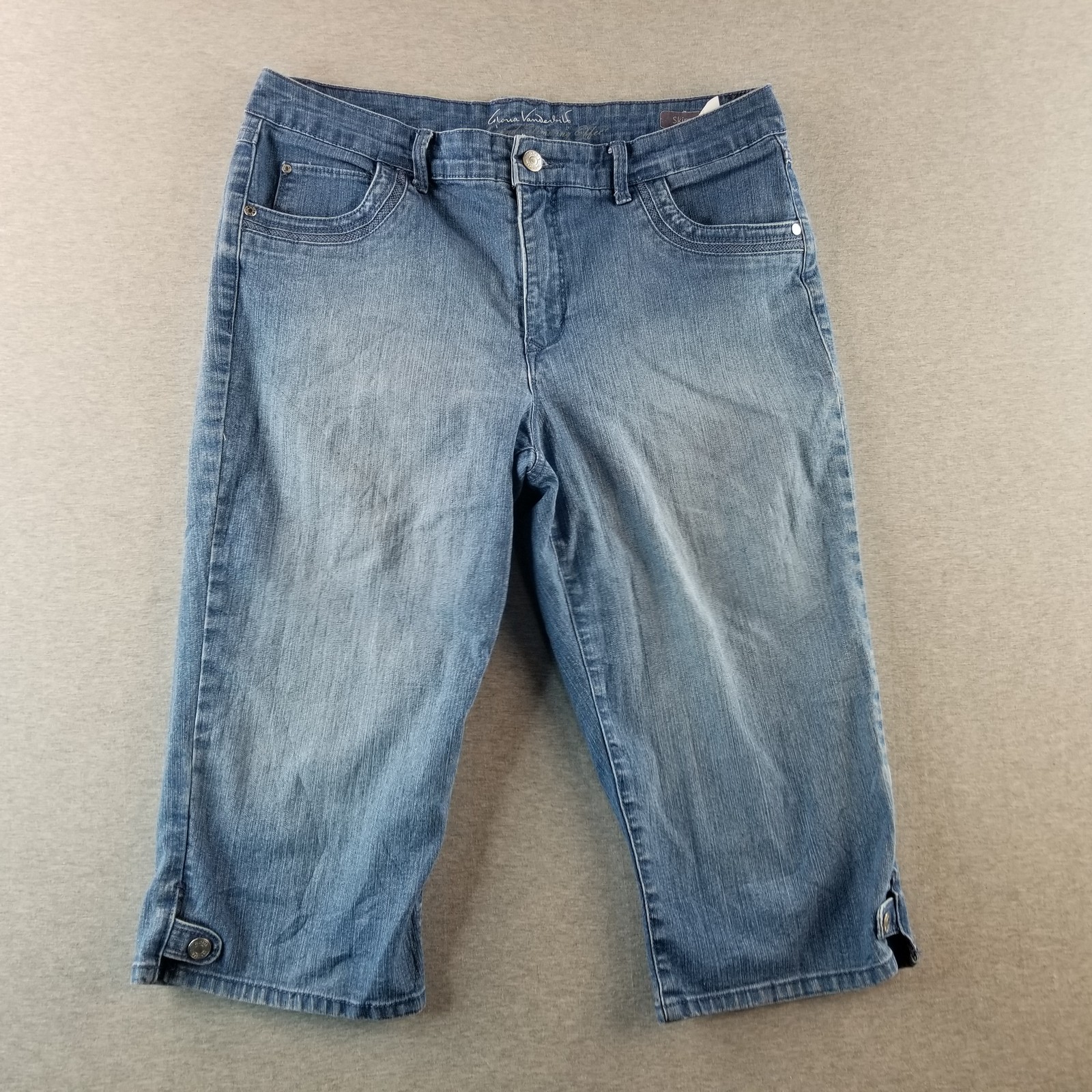 Style & Co Jeans Womens Sz 14 VTG Tummy Control Dark Wash 98% Cotton Cute Trendy