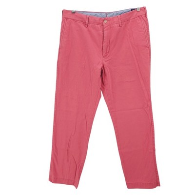 POLO RALPH LAUREN Chino Pants Pink Classic Fit 100% Cotton Size 34x32