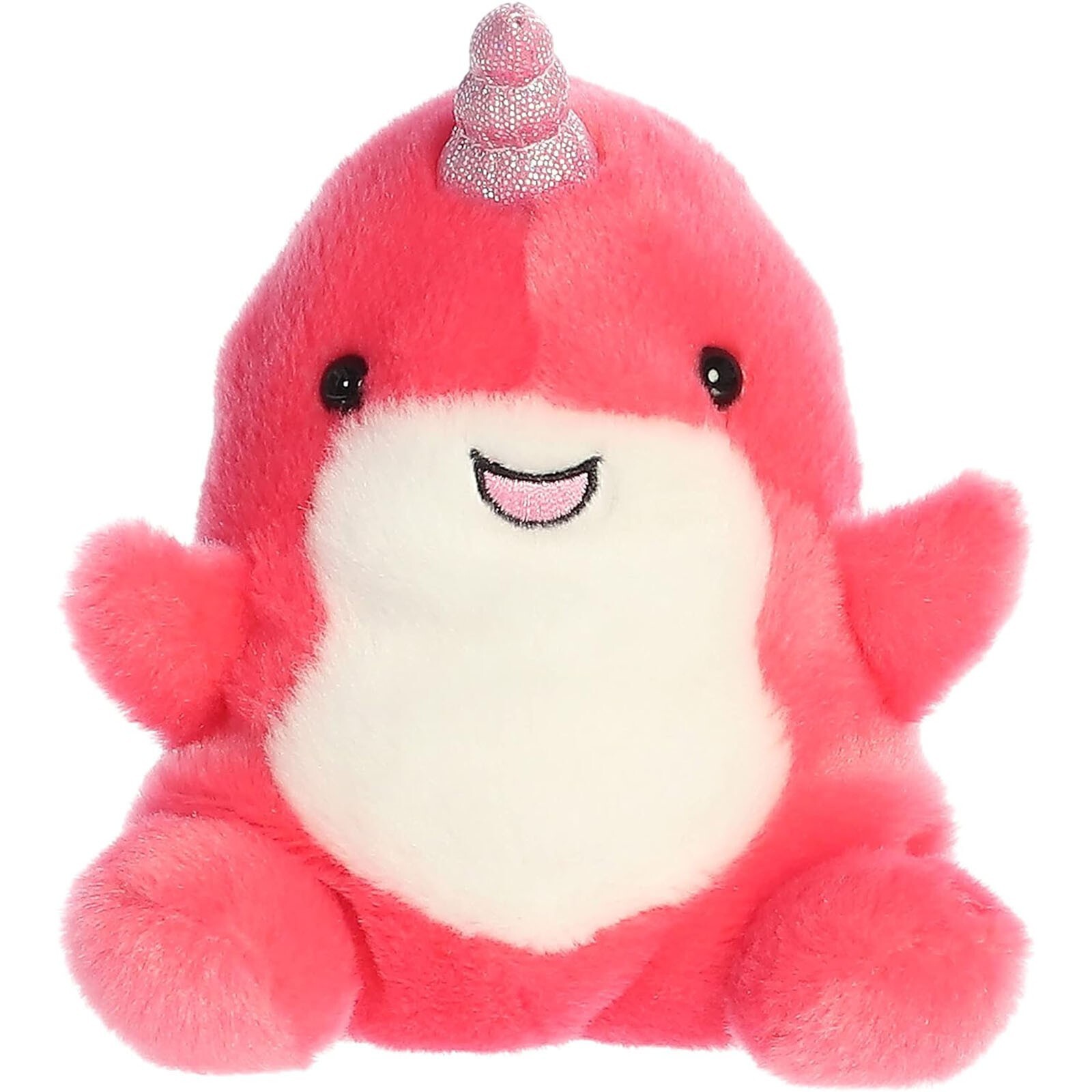 5-дюймовая плюшевая фигурка Aurora Palm Pals Nia Narwhal НОВАЯ В НАЛИЧИИ