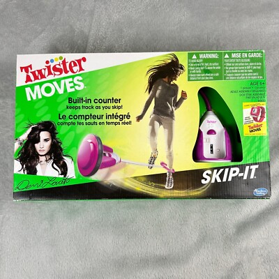 Twister Moves Skip-It Built-in Counter Hasbro Demi Lovato -New in Box!