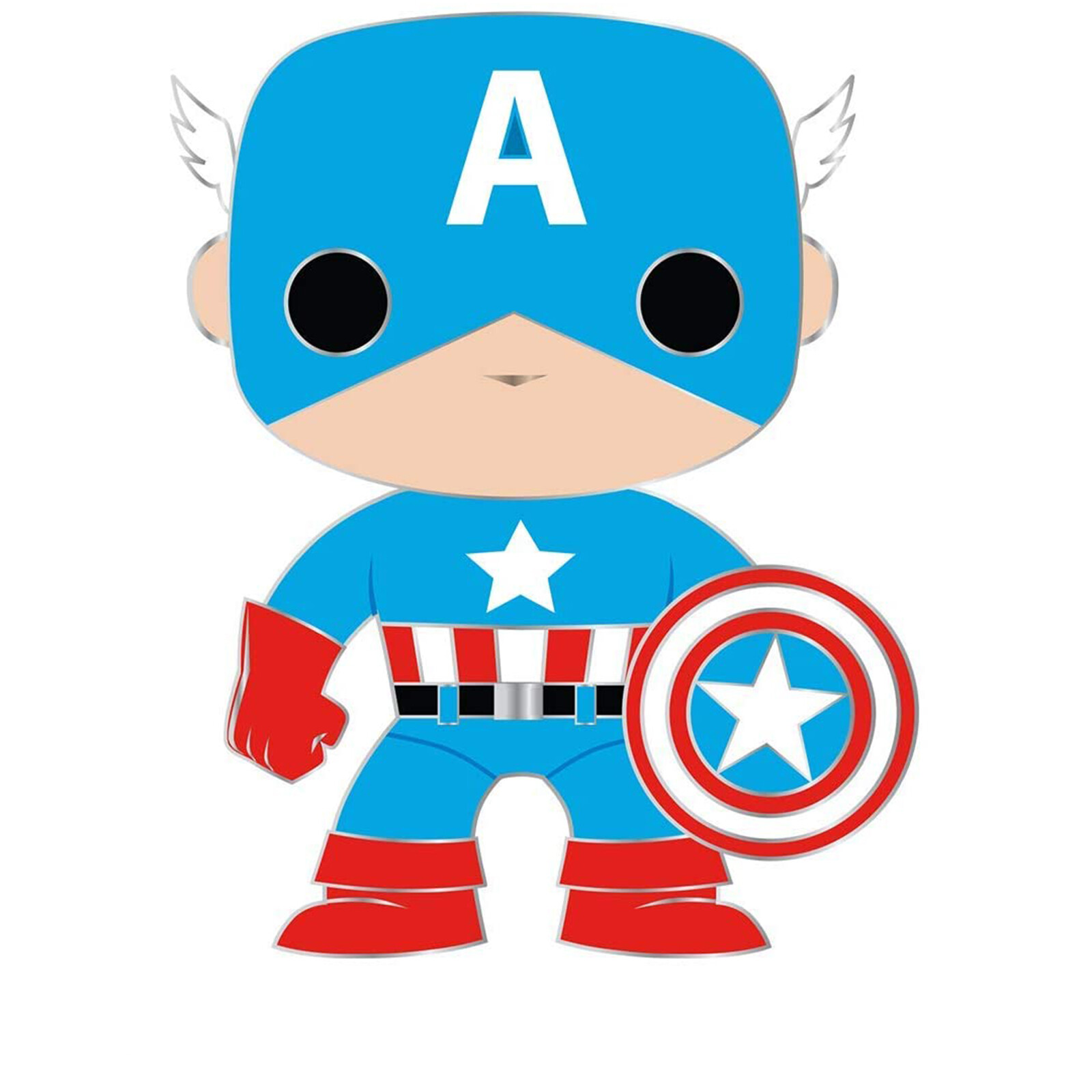 Маска и костюм Капитана Америки Funko Marvel Pop Pin НОВЫЕ В НАЛИЧИИ 