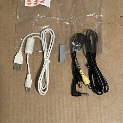 Genuine Canon AV Cable AVC-DC300 & Interface IFC-400PCU for PowerShot Cameras