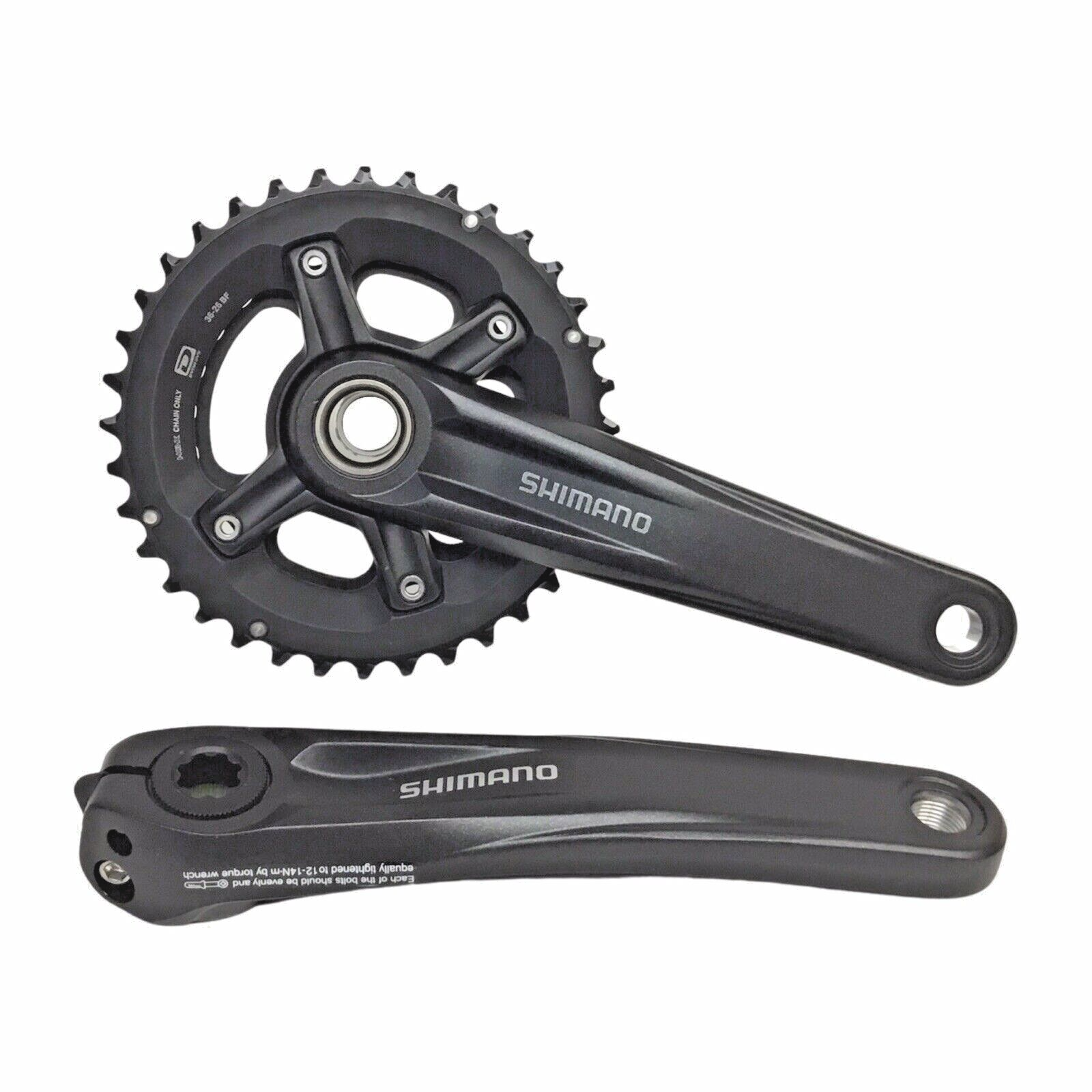 Shimano MT500 Double MTB Crankset Hollowtech II 10 speed 36 Shimano MT500 Double MTB Crankset Hollowtech II 10 speed 36