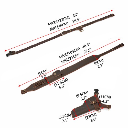 TOURBON 38/9mm/357 Ammo Sling Shoulder Strap Chest Underarm Holster Pistol Carry
