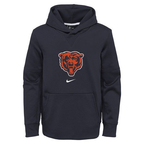 Пуловер с капюшоном и логотипом Nike NFL Football Youth Chicago Bears Circuit