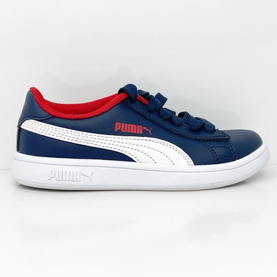 

Кроссовки Puma Boys Smash V2 365324-13 Blue Casual Shoes Размер 12C, Синий, Smash V2