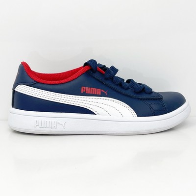 Кроссовки Puma Boys Smash V2 365324-13 Blue Casual Shoes Размер 12C