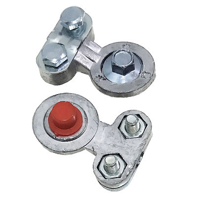 (2 PCS) UNIVERSAL SIDE MOUNT BATTERY TERMINAL SOLID LEAD OEM DEKA