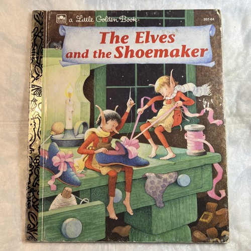 Vintage A Little Golden Book The Elves And The Shoemaker 207-64