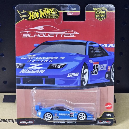 Hot Wheels Silhouettes 黒ミニカー Hot Wheels Liberty Walk LBWK (black) Silhouette Nissan