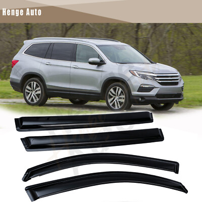 Window Visor For Honda Pilot 2016 2017-2022 Sun Rain Guard Window Vent Visor