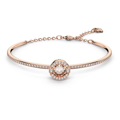 Swarovski Crystal Sparkling Dance Bangle Rose Gold Bracelet