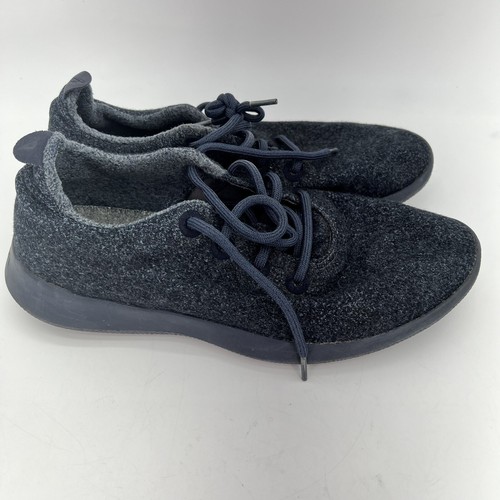 Allbirds Dark Blue Merino Wool Runners Sneakers Shoes Men display picture 1