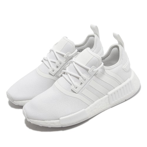 

adidas Originals NMD_R1 Primeblue Triple White Мужская повседневная обувь унисекс GZ9259, Белый, Nmd_r1 Primeblue