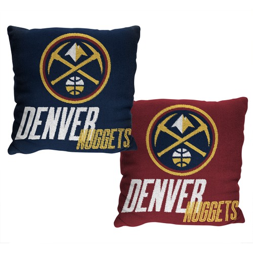 Двусторонняя подушка с жаккардовым акцентом Northwest NBA Denver Nuggets 20x20